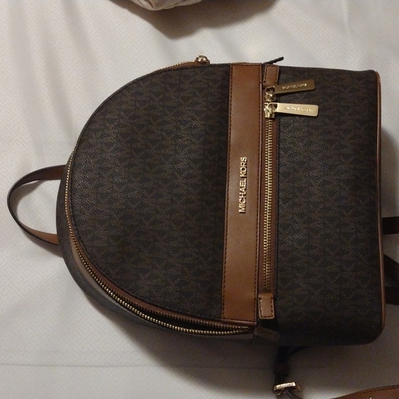 Michael Kors Bags Michael Kors Kenly Brown Md Backpack Poshmark